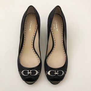 Coach Peep Toe